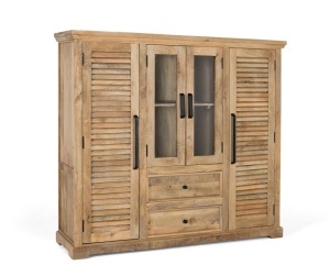 DULAP LIVING, 160CM, LEMN DE MANGO, CULORE NATUR, DESIGN RUSTIC, ARTIM GROUP SELECTION - Img 2
