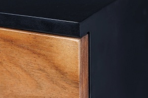 DULAP LIVING GRAND ACACIA 120CM, LEMN DE SALCAM SI ILUMINARE LED, CANTURI NATURALE, ARTIM GROUP SELECTION - Img 5