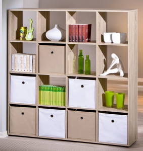 DULAP ORGANIZATOR LUINI 16 STEJAR SONOMA STIL MODERN HALMAR