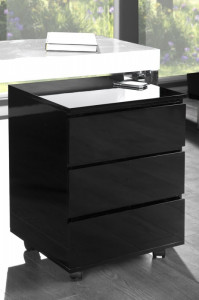 DULAPIOR OFFICE, NEGRU BIG DEAL, COD 17519, DESIGN MODERN
