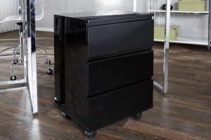 DULAPIOR OFFICE, NEGRU BIG DEAL, COD 17519, DESIGN MODERN - Img 2
