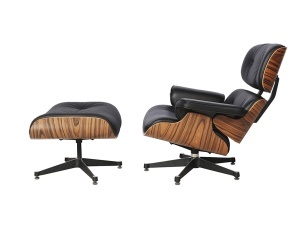 EAMES, FORMAT DIN FOTOLIU+ TABURET, PIELE, FURNIR CURBAT SI METAL, DESIGN MODERN, SCHULLER - Img 4