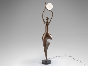 FIGURINA DECORATIVA( LAMPADAR), EL ARBOL, 715591, CU LED 190CM, FIBRA DE STICLA, RASINA SI LED, DESIGN MODERN - Img 5