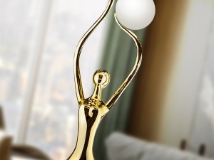 FIGURINA DECORATIVA( VEIOZA) CU LED, EL ARBOL, 84CM, FIBRA DE STICLA, RASINA SI LED, DESIGN MODERN - Img 3