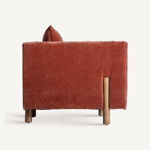 FOTOLIU CARLTON 33951, BORDO SI NATURAL, CONFECTIONAT DIN LEMN DE PIN SI POLIESTER, STIL MODERN - Img 3