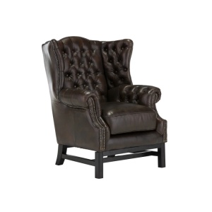 FOTOLIU CHESTERFIELD, DIN LEMN SI PIELE NATURALA, CULOARE MARO, ARTIM SELECTION - Img 8