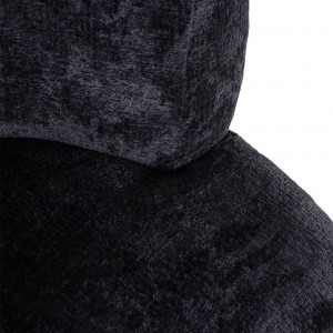 FOTOLIU CONFORTABIL DONNA, NEGRU, TAPITERIE CHENILLE, STIL MODERN, RICHMOND INTERIORS - Img 5