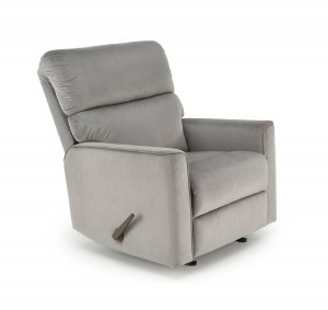 FOTOLIU CONFORTABIL KARIM, GRI, TAPITERIE DIN STOFA FINA, CU FUNCTIE DE RABATARE, STIL MODERN