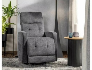 FOTOLIU CONFORTABIL OTUS II, GRI 18, TAPITERIE DIN STOFA BREGO, CU FUNCTIE DE RABATARE ELECTRICA, STIL MODERN