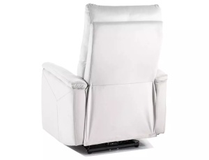 FOTOLIU CONFORTABIL STIL NEPTUN M, GRI BLUVEL 03, TAPITERIE DIN CATIFEA, CU FUNCTIE DE MASAJ, RABATARE SI PORT USB INCORPORAT - Img 2