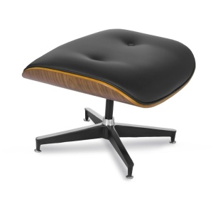 FOTOLIU CU TABURET, ARTIM, NEGRU/NATUR, MATERIAL LEMNOS, METAL SI PIELE ECO, STIL MODERN - Img 7