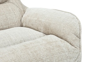 FOTOLIU CU TABURET, CLOUD ROTATIV 360 GRADE, MATERIAL TEXTIL BEJ SI CADRUL METALIC, ARTIM GROUP SELECTION - Img 7