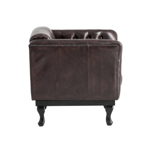 FOTOLIU DE LUX CHESTERFIELD DOVER, DIN PIELE NATURALA, CULOARE MARO, ARTIM SELECTION - Img 5