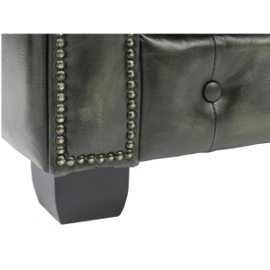 FOTOLIU DE LUX CHESTERFIELD DOVER, DIN PIELE NATURALA, CULOARE VERDE, ARTIM SELECTION - Img 3