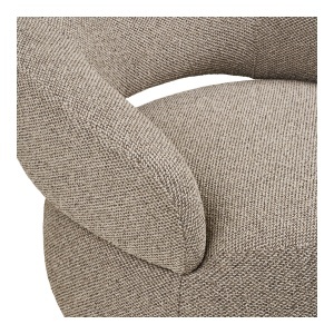 FOTOLIU DE RELAXARE SION, DIN LEMN SI TEXTIL, CULOARE NISIPIU, HOUSE NORDIC - Img 6