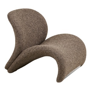 FOTOLIU DE RELAXARE SOFIA, DIN LEMN SI TEXTIL, CULOARE MARO, HOUSE NORDIC - Img 4