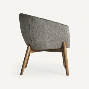 FOTOLIU DEOSEBIT NEIVE, DIN LEMN DE FRASIN, POLIESTER SI PIELE, DESIGN VINTAGE, VICAL HOME - Img 4
