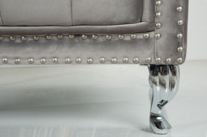 FOTOLIU DESIGN SUPERB ROYAL GRI ARGINTIU 38967 STIL VINTAGE - Img 6