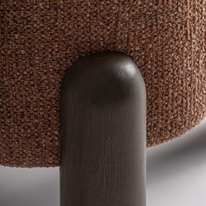 FOTOLIU JANVI, REALIZAT DIN LEMN DE FRASIN SI TEXTIL, CULOARE CARAMIZIU, REALIZAT MANUAL, VICAL HOME - Img 5
