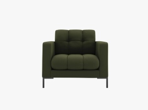 FOTOLIU MAMAIA, VERDE NEVE, CU TAPITERIE DIN TEXTIL FIN, MICADONI