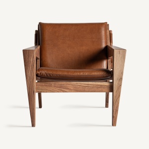 FOTOLIU MELLE 35033, MARO, CONFECTIONAT DIN LEMN DE SALCAM SI PIELE, STIL MODERN - Img 2