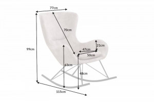 FOTOLIU MODERN BALANSOAR, SCANDINAVIA, CATIFEA SAMPANIE/NEGRU, DESIGN EXCLUSIVIST, ARTIM GROUP - Img 6