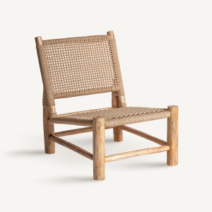 FOTOLIU MOUZAKI 34290, BEJ SI NATURAL, CONFECTIONAT DIN LEMN DE TEC SI CANEPA, STIL MODERN