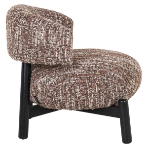 FOTOLIU ORNELLA HAZEL, 214211, MARO/NEGRU, CONFECTIONAT DIN PAL, SPUMA, LEMN DE PIN SI 100% POLIESTER, STIL MODERN - Img 3