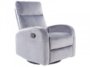 FOTOLIU PIVOTANT STIL OLIMP, GRI BLUVEL 14, TAPITERIE DIN CATIFEA, CU FUNCTIE DE RABATARE , STIL MODERN