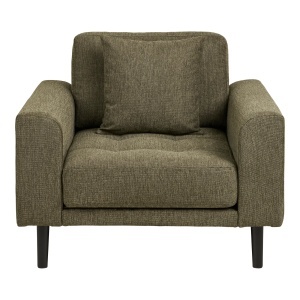 FOTOLIU RELAXARE LIDO, DIN METAL SI TEXTIL, CULOARE VERDE OLIVE, HOUSE NORDIC - Img 3