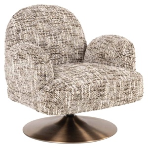 FOTOLIU ROTATIV KAGNEY OMARA, 213569, MARO/BRONZ/NISIPIU, CONFECTIONAT DIN PAL, SPUMA, LEMN DE PIN SI 100% POLIESTER, STIL MODERN - Img 2