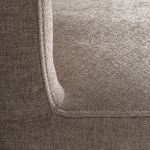 FOTOLIU ROTATIV VIPITENO, REALIZAT DIN METAL, LEMN SI TEXTIL CHENILLE, CULOARE BEJ, REALIZAT MANUAL, VICAL HOME - Img 5