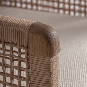 FOTOLIU TRENA 35216, ALB/NATURAL, CONFECTIONAT DIN LEMN DE TEC RECICLAT, POLIPROPILENA SI TEXTIL, STIL MODERN - Img 3