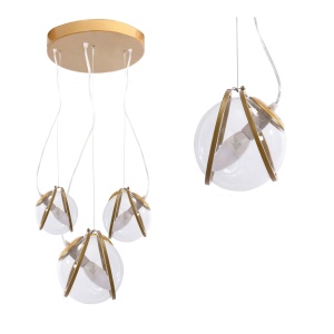 Lampa APP1091-3CP GOLD - Img 2