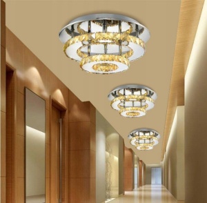 Lampă de tavan din cristal Plafond LED 20W rotund APP411-C - Img 3