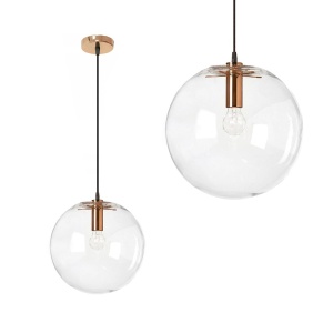 Lampa DE TAVAN SUSPENDABILA din sticla Lassi 20 cm ROSE gold