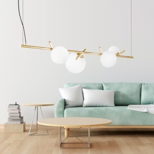 Lampă suspendată APP1665-4CP Gold - Img 3