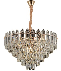 Lampă suspendată Cristal G057-CP 50cm GOLD