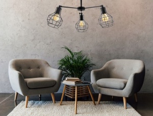 Lampă suspendată de tavan metalica Loft APP734-3C - Img 2