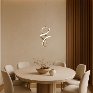 Lampă suspendată LED G074-1CP Gold - Img 2