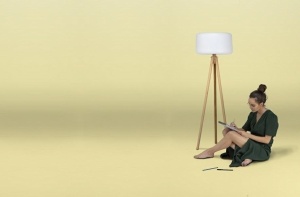 LAMPADAR DE GRADINA CHLOE 140 SOLAR SMARTTECH, CONFECTIONAT DIN LEMN SI POLIETILENA - Img 2