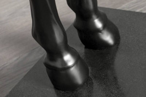 LAMPADAR DEOSEBIT, BLACK BEAUTY, DIN METAL SI TEXTIL - Img 6
