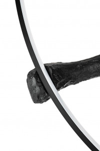 LAMPADAR EXCLUSIVIST 218CM, HUMAN ROUND, FIBRA DE STICLA SI LED - Img 6