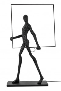 LAMPADAR EXCLUSIVIST 218CM, HUMAN SQUARE, FIBRA DE STICLA SI ABAJUR DE STICLA - Img 2