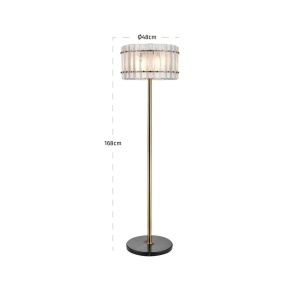 LAMPADAR FELINE, 213856, ALAMA ANTICHIZATA, CONFECTIONAT DIN METAL, STICLA SI MARMURA, STIL MODERN - Img 3