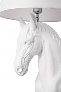 LAMPADAR KON HORSE STAND S, DIN FIBRA DE STICLA, MARMURA SI TEXTIL, STIL MODERN - Img 8