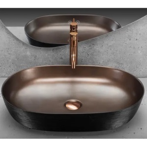 LAVOAR CERAMIC PENTRU BLAT CLEO 61, CUPRU PERIAT/NEGRU, CALITATE SUPERIOARA - Img 4