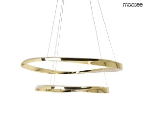 LUSTRA ANILLO 2, AURIE, CONFECTIONATA DIN METAL SI ALUMINIU, STIL MODERN - Img 2