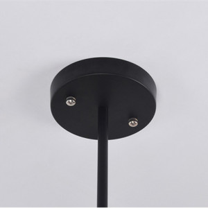 LUSTRA CU 12 BECURI APP258-12C, NEGRU, DIN METAL DE INALTA CALITATE, STIL MODERN, TU - Img 5