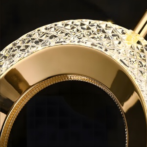 Lustră cu Cristale Suspendată G119-1CP GOLD - Img 3
